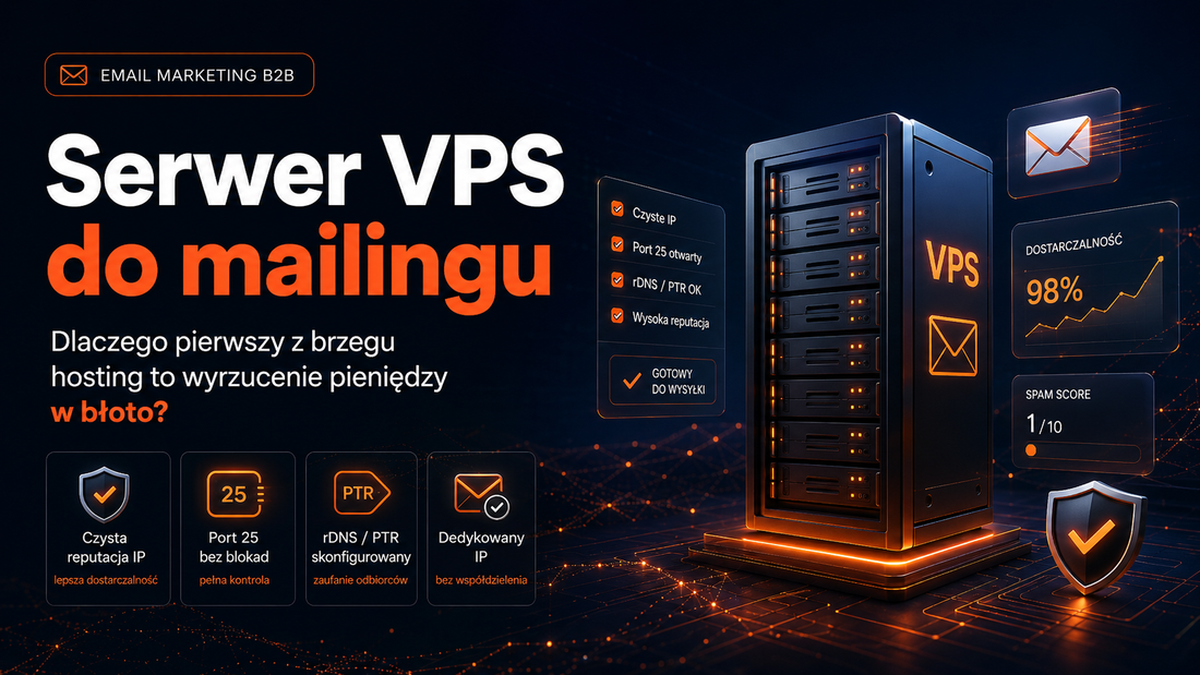 Serwer VPS do mailingu – dlaczego pierwszy z brzegu hosting to wyrzucenie pieniędzy w błoto?